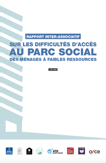 Rapport inter-associatif sur les difficultés d'accès au parc social des ménages à faibles ressources