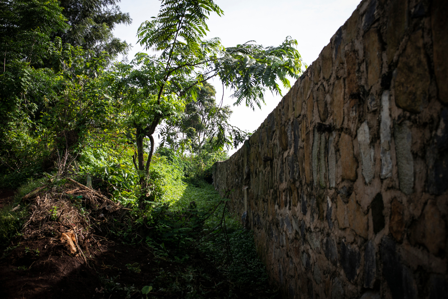 Le mur de Kabila empêche certaines familles d'accéder à leur champ, leur seul moyen de subsistance.