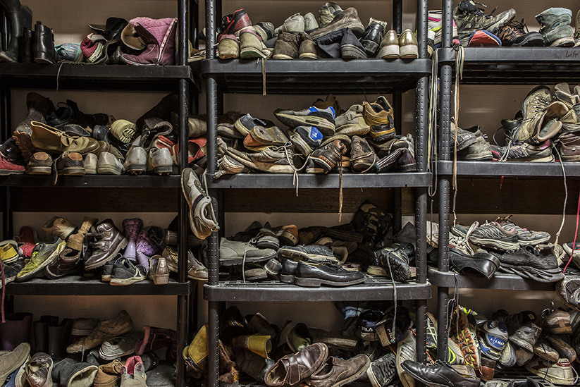 les chaussures du refuge de briançon