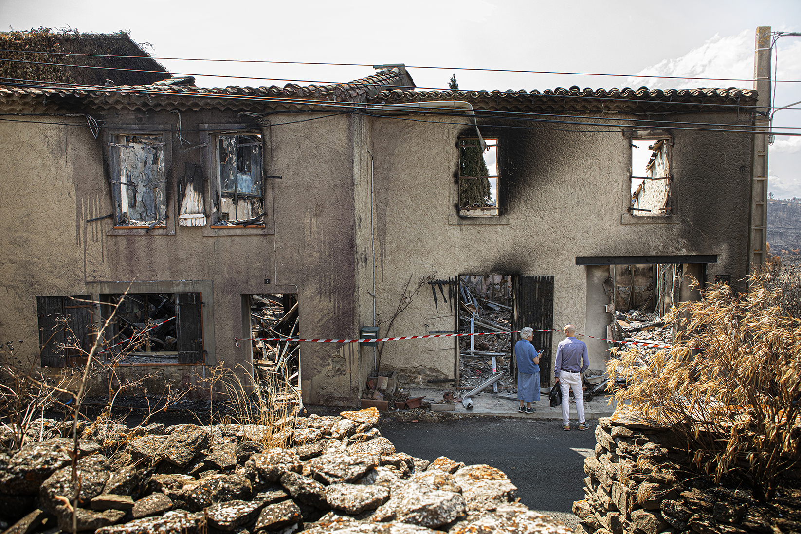 la maison calcinée de Véronique