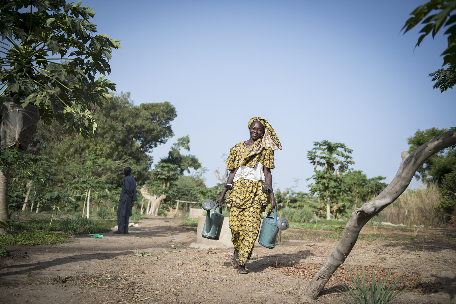 Yacine Bousso est présidente d’un groupement de femmes maraîchères accompagné par Caritas Kaolack (Sénégal). « L’agroécologie a sauvé ma famille. »