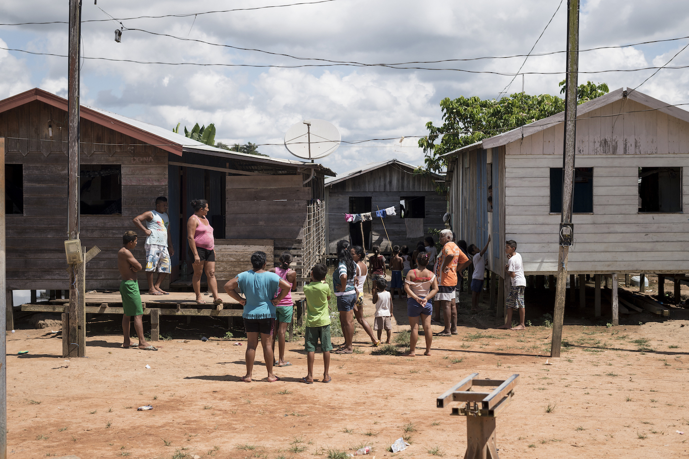 Dans la communauté de Murutinga.