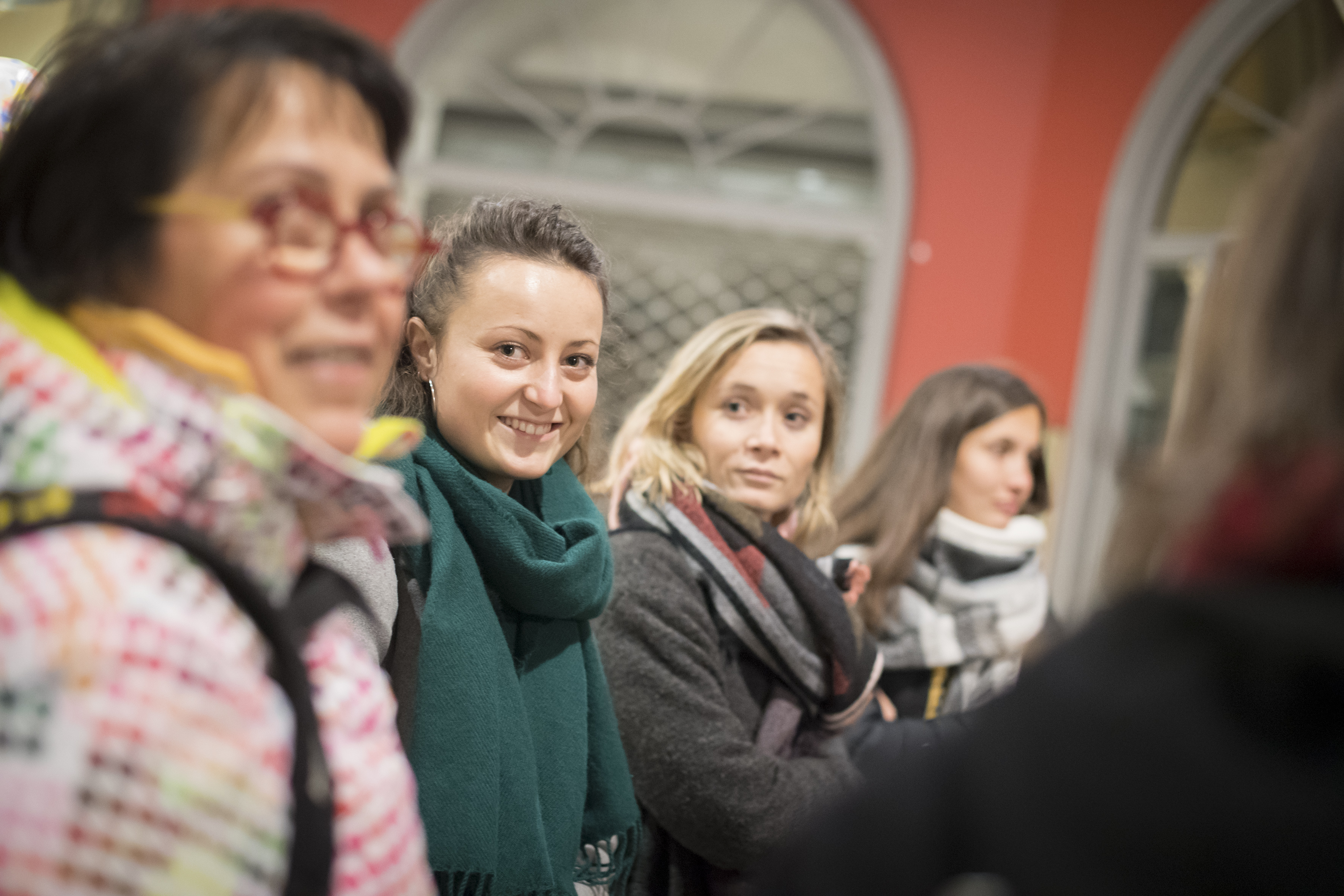 Catherine, Rachel, Marie, Apolline, bénévoles en tournée de rue.