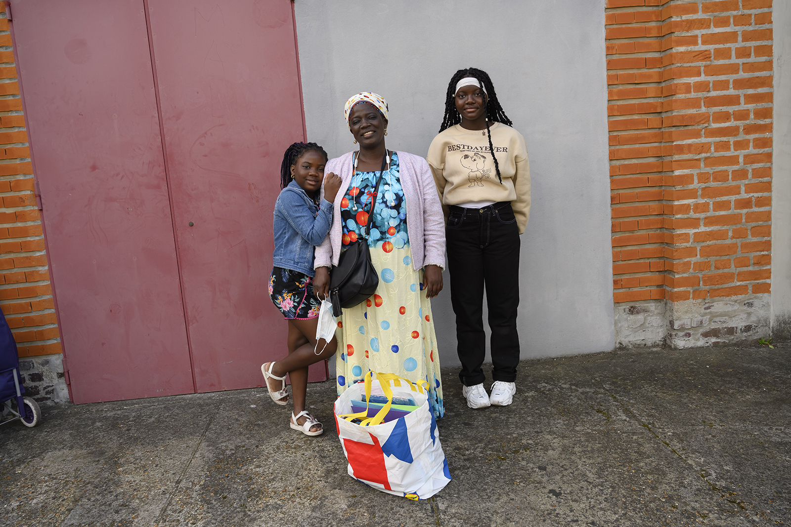 Nabandou et ses filles.