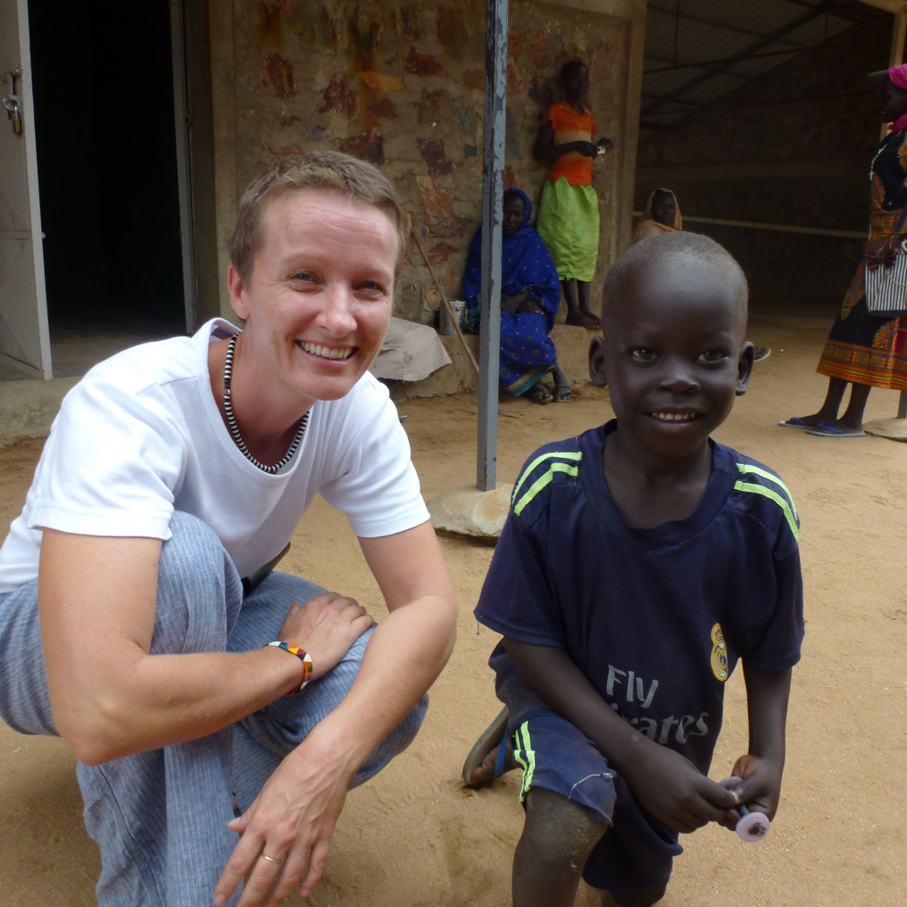 Ingrid*, en charge du projet pour les Monts Nouba pour le diocèse d'El Obeid, partenaire du Secours Catholique