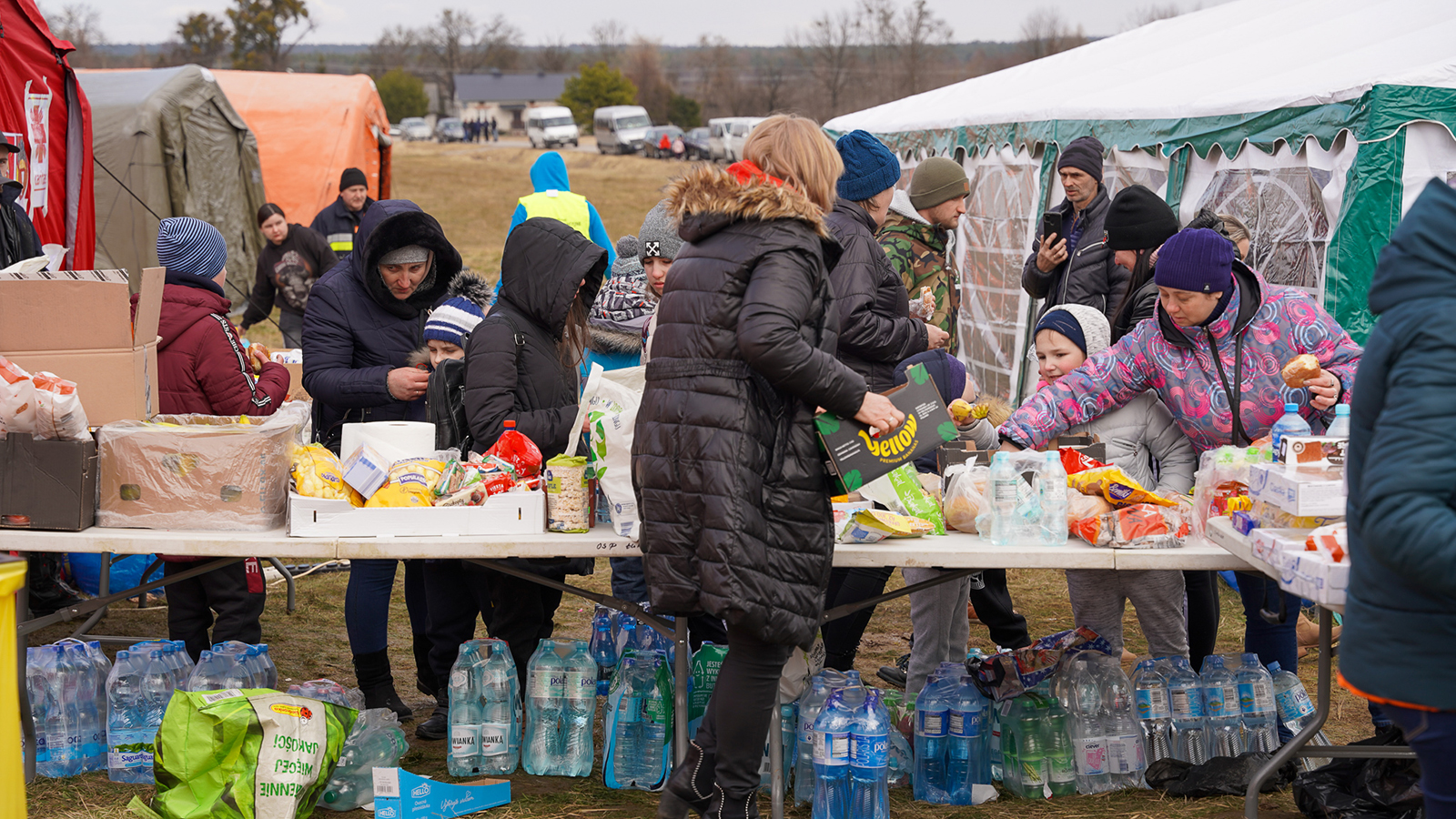 Aide d'urgence Caritas Pologne