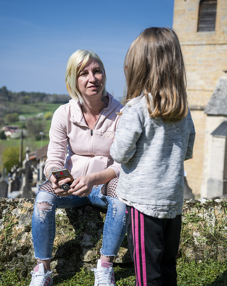 Mélanie et sa fille