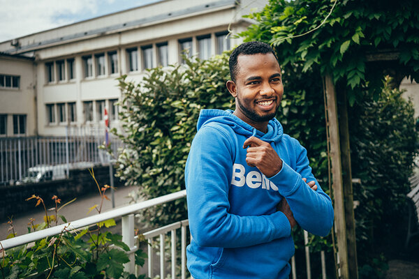 Abdelwahab Homaida, accueilli à Ussel.