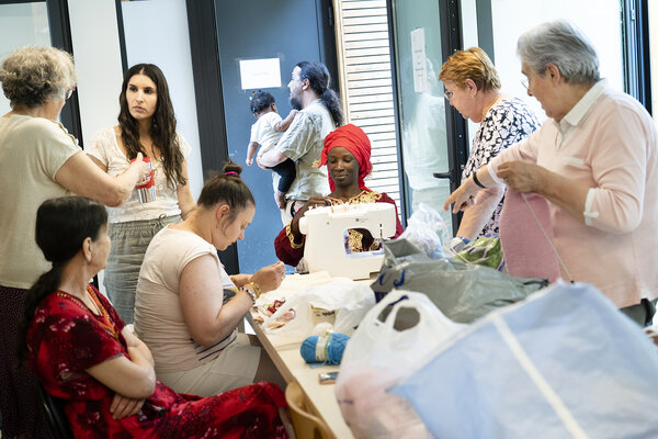 L'atelier couture démarre