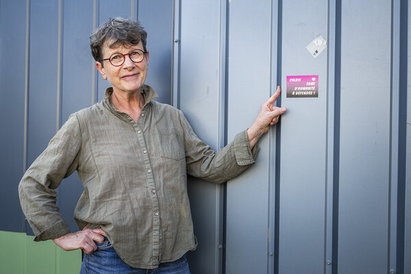 brigitte bénévole du secours catholique auprès des migrants à calais