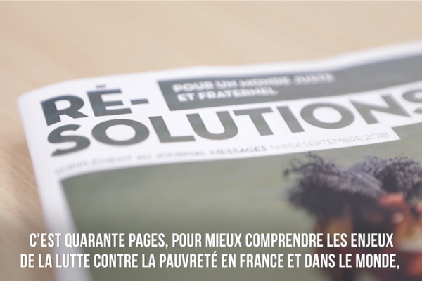 Que trouve-t-on dans Résolutions?