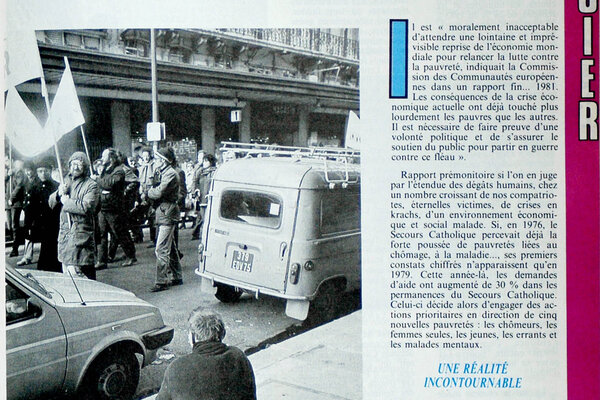 1988 : A l’occasion de l’élection présidentielle, le Secours Catholique lance sa campagne d’interpellation « Et les pauvres Monsieur le Président ? », pour inciter les candidats à se mobiliser en faveur des personnes en précarité.