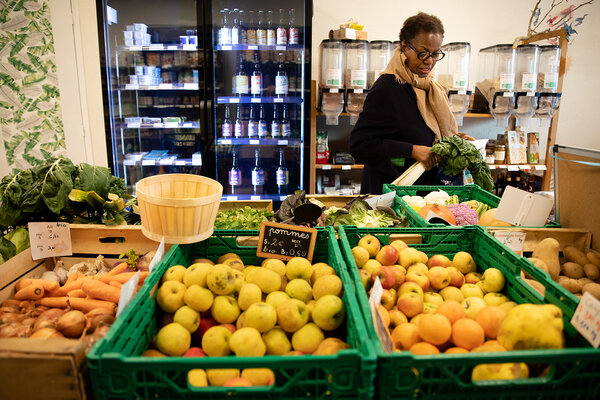 Ruby, cliente de l'épicerie Le Colibri 
