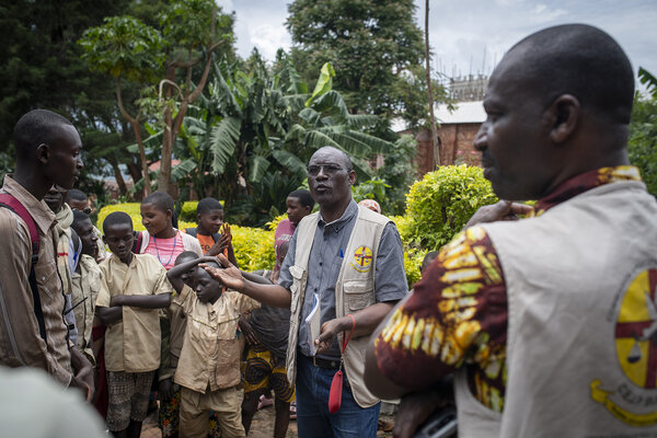 Un acteur d'une ONG sur le terrain