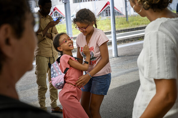 Keyra, 11 ans, en vacances chez Vincent et Sylvie