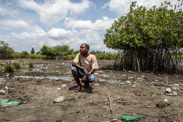 La pollution du plastique, l’urbanisation non contrôlée vers la mer, et l’exploitation du bois ont conduit à la disparition des mangroves, ces espaces naturels où se reproduisent les poissons. Ces phénomènes, combinés à une hausse de la température