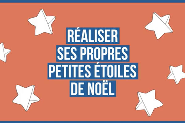 Réaliser ses propres petites étoiles de Noël