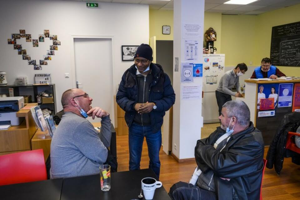 dans le café de quimper