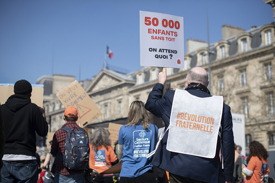 Personnes en manifestation