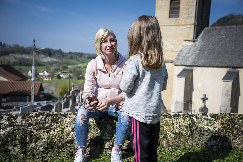 Mélanie et sa fille