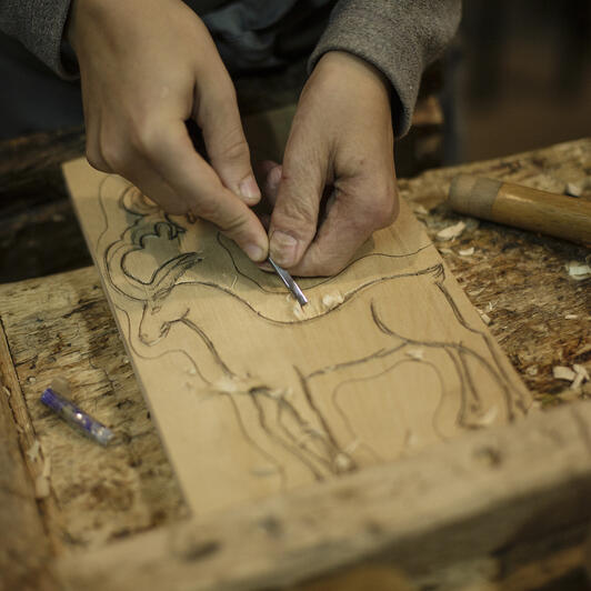 Dans l'atelier bois