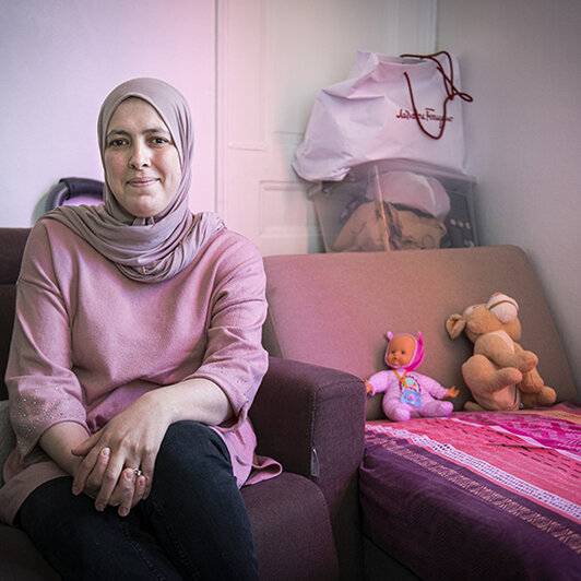 Hanane, une participante de l'Oasis des familles à Malakoff (1'21'')