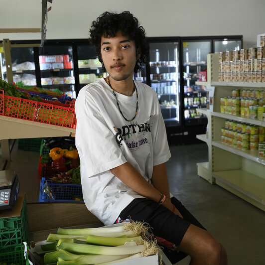 Kénaël, étudiant en précarité