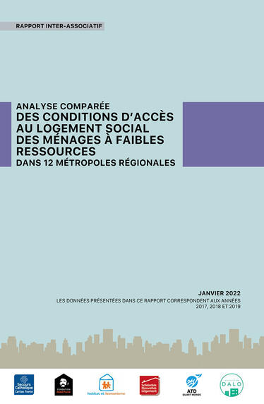Analyse comparée des conditions d'accès au logement social des ménages à faibles ressources dans 12 métropoles régionales