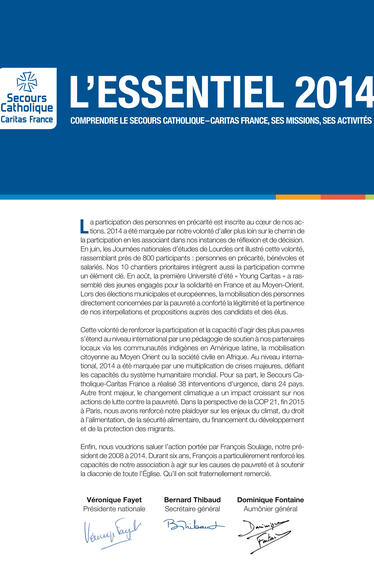 L'Essentiel 2014
